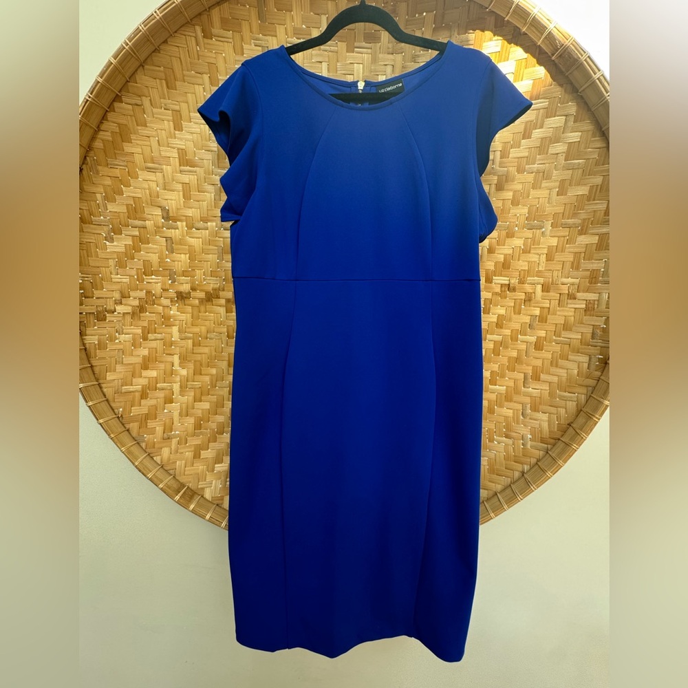 Liz Claiborne Royal Blue Midi Dress